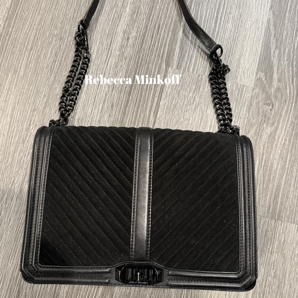 Rebecca Minkoff Black Quilted Crossbody Bag